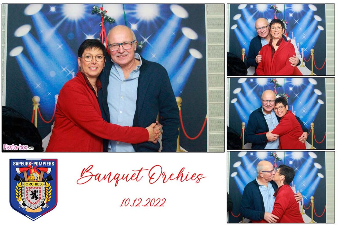 Photobooth lors d'un banquet de Sainte-Barte